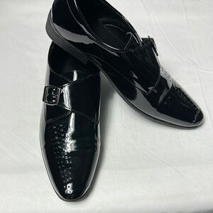 Kid's Black Patent Leather Dress Shoes